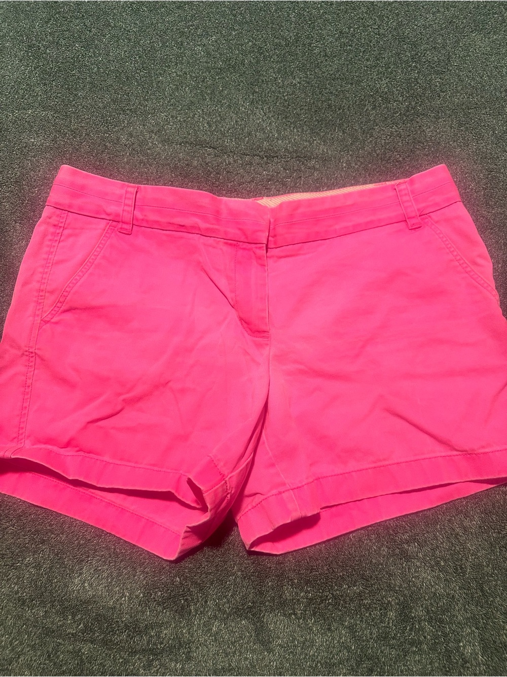 J. Crew Hot Pink Chino Shorts